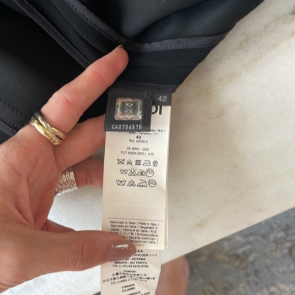 Fendi Black Midi Dress - Picture 5 of 9